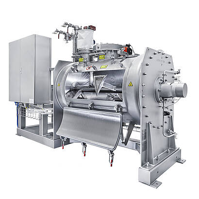 Lödige machine for the production of meat substitute products