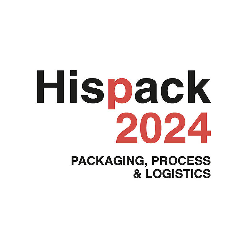 Logo der Messe Hispack 2024